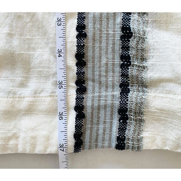 Soft Surroundings Coco de Mer V-Neck Boho Dress Sequin-Embellished Long Sleeve L - Picture 8 of 12